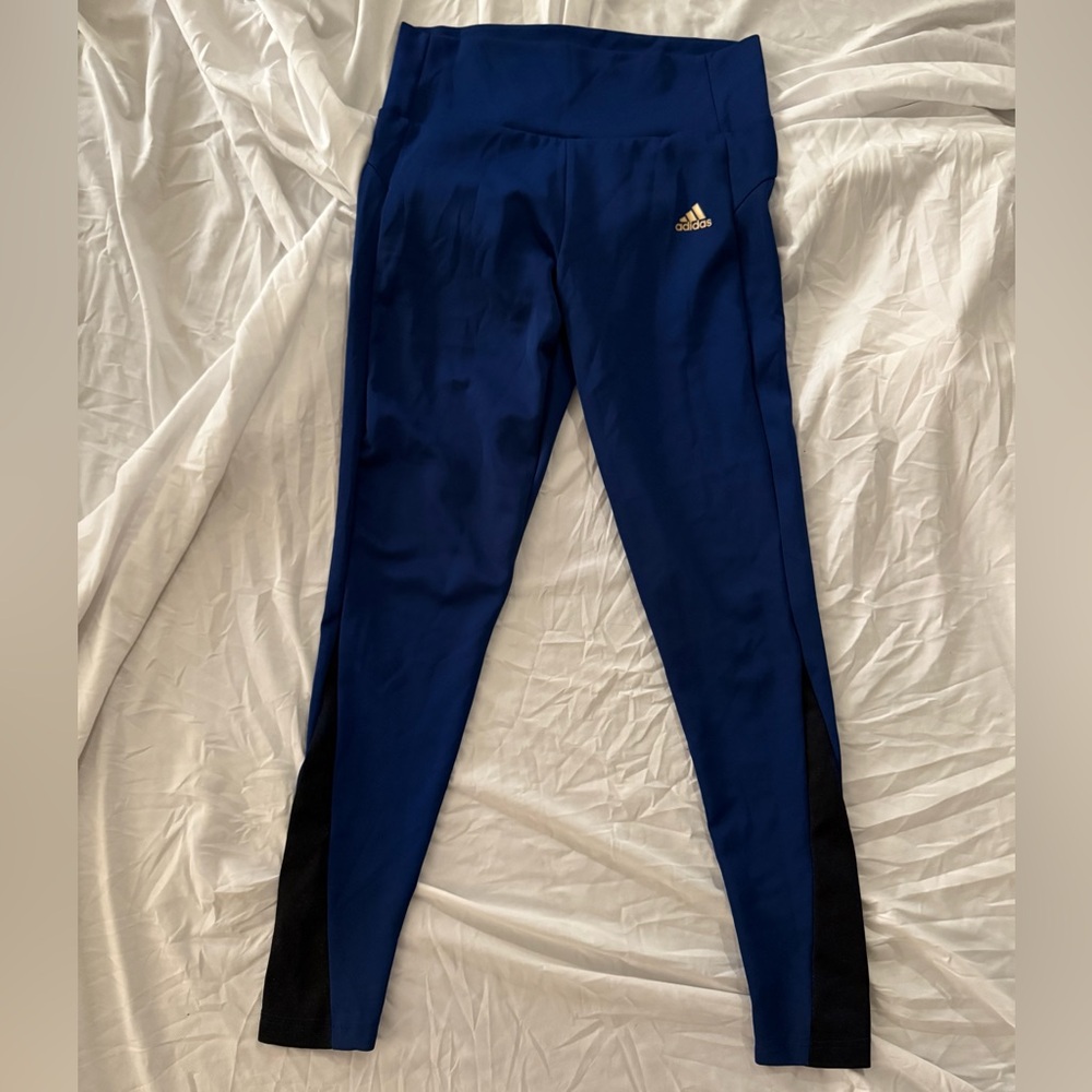 Adidas Aeroready Navy and Black Leggings